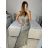 Langes, langärmliges Partykleid für Damen (Einheitsgröße S/M) ITALIAN FASHION IMM23056