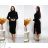 Gestricktes Rollkragen-Langarmkleid für Damen in großen Größen (L/XL/2XL ONE SIZE) ITALIAN FASHION IM423822 rot XL/2XL