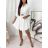 Kurzärmliges Sommerkleid für Damen (S / M ONE SIZE) ITALIAN FASHION IMWB22017