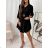 Kurzärmliges Sommerkleid für Damen (S / M ONE SIZE) ITALIAN FASHION IMWB22017