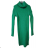 Šaty dlouhé pletené s rolákem dlouhý rukáv dámské (S/M/L ONE SIZE) ITALSKá MóDA IM4212363/DR rot S / M / L
