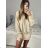 Übergroßes Kleid mit langen Ärmeln für Damen in Übergröße (XL/2XL/3XL, EINHEITSGRÖSSE) ITALIAN FASHION IMC23024 S/M dunkelblau