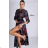 Langes Hemdkleid für Damen mit langen Ärmeln (S/M EINHEITSGRÖSSE) ITALIAN FASHION IMPLP2310000014