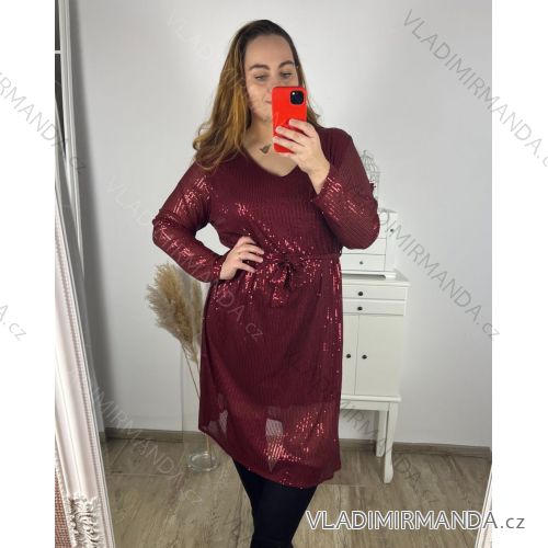 Tunika / Bluse Langarm Damen Oversized (3XL / 4XL ONE SIZE) ITALIAN FASHION IMWQ23170
