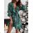 Šaty elegantný vianočný dlhý rukáv dámske (S/M ONE SIZE) TALIANSKA MÓDA IMM23M56723