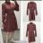 Šaty elegantný vianočný dlhý rukáv dámske (S/M ONE SIZE) TALIANSKA MÓDA IMM23M56723