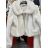 Damen-Langarm-Pelzbolero (Einheitsgröße S/M) ITALIAN FASHION IMHMS23083