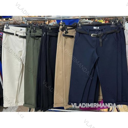 Lange, elegante Stretchhose für Damen (S-XL) ITALIAN FASHION IMHMS23093