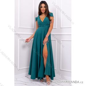 Langes elegantes ärmelloses Kleid für Damen, Übergröße (36-52) POLISH FASHION PMLBF24GALA11