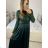 Langes, elegantes Langarmkleid für Damen (S/M EINHEITSGRÖSSE) ITALIAN FASHION IMPGM2316482 -   Silber
 -   S / M