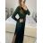 Langes, elegantes Langarmkleid für Damen (S/M EINHEITSGRÖSSE) ITALIAN FASHION IMPGM2316482 -   Silber
 -   S / M