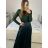 Langes, elegantes Langarmkleid für Damen (S/M EINHEITSGRÖSSE) ITALIAN FASHION IMPGM2316482