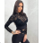 Langärmliges Crop-Top für Damen (Einheitsgröße S/M) ITALIAN FASHION IMPBB23B10882