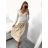 Mittellanger Rock für Damen (Einheitsgröße S/M) ITALIAN FASHION IMM23HG4911
