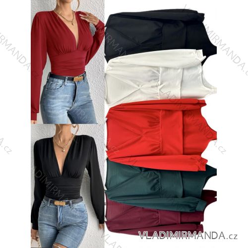 Langarm-Body für Damen (Einheitsgröße S/M) ITALIAN FASHION IMWAE234304