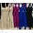 Sommerkleid Carmen aus Musselin für Damen (Einheitsgröße S/M) ITALIAN FASHION IMWE231506