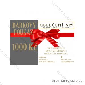 GESCHENKGUTSCHEIN WERT 1000 CZK