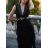Elegantes ärmelloses Damenkleid mit Gürtel (S/M EINHEITSGRÖSSE) ITALIAN FASHION IMHMS23119