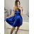 Elegante ärmellose Ballkleid-Spitze (uni s-m) ITALIENISCHE ART UND WEISE IM919919 Kerosin S/M