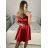 Elegante ärmellose Ballkleid-Spitze (uni s-m) ITALIENISCHE ART UND WEISE IM919919 Kerosin S/M
