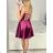 Elegantes Damen-Partykleid mit langen Ärmeln (S/M ONE SIZE) ITALIAN FASHION IM322282