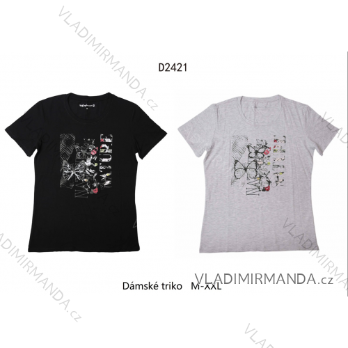 T-Shirt Kurzarm Damen (s-xxl) WOLF D2841