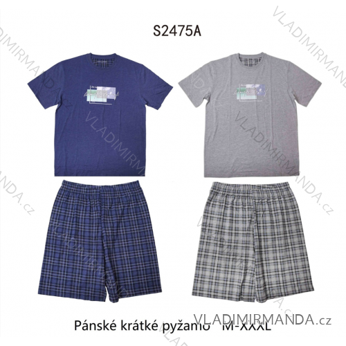 Kurzer Herrenpyjama (M-3XL) WOLF S2475A