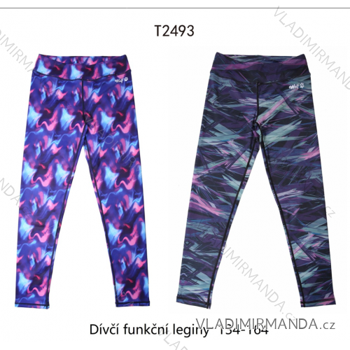 Leggings langes schwaches Kind Mädchen (98-128) WOLF T2981