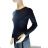 Damen-Strickpullover mit langen Ärmeln (Einheitsgröße S/M) ITALIAN FASHION IMM22FD9073 S/M schwarz