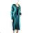 Klassisches Kurzarmkleid Damen (uni s-l) ITALIENISCHES MODA IMC20206 S/M Smaragd