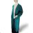 Strickjacke mit langen Ärmeln für Damen (Einheitsgröße S/M) ITALIAN FASHION IMWAD223390 XL/2XL blau