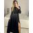 Langes, elegantes Langarmkleid für Damen (S/M EINHEITSGRÖSSE) ITALIAN FASHION IMPGM2316482 -   Silber
 -   S / M