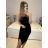 Elegantes ärmelloses Damenkleid aus Samt (S/M EINHEITSGRÖSSE) ITALIAN FASHION IMPMD2331459
