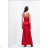 Langarm-Partykleid für Damen (S/M EINHEITSGRÖSSE) ITALIAN FASHION IMPSH235429 rot S / M
