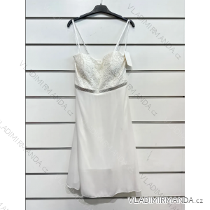 Trägerloses langes Partykleid für Damen (Einheitsgröße S/M) ITALIAN FASHION IMPSH2360055