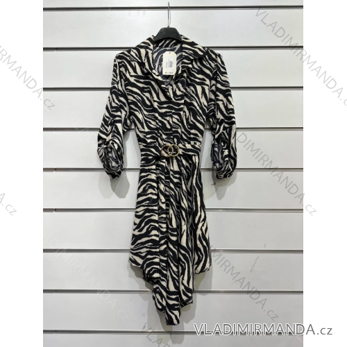 Langarm-Partykleid für Damen (S/M EINHEITSGRÖSSE) ITALIAN FASHION IMPSH235429 schwarz S / M
