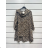 Damen-Tunika mit langen Ärmeln in Übergröße (Einheitsgröße S/M) ITALIAN FASHION IMPSH2316090