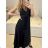 Kleid klassische Kurzarm Frauen (Uni S / M) ITALIAN FASHION IMC20203
