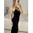 Langes, elegantes, trägerloses Damenkleid (Einheitsgröße S/M) ITALIAN FASHION IMPMD23333 S/M rot