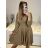 Elegantes Damenkleid mit langen Ärmeln (Einheitsgröße S/M) ITALIAN FASHION IMM23M6062