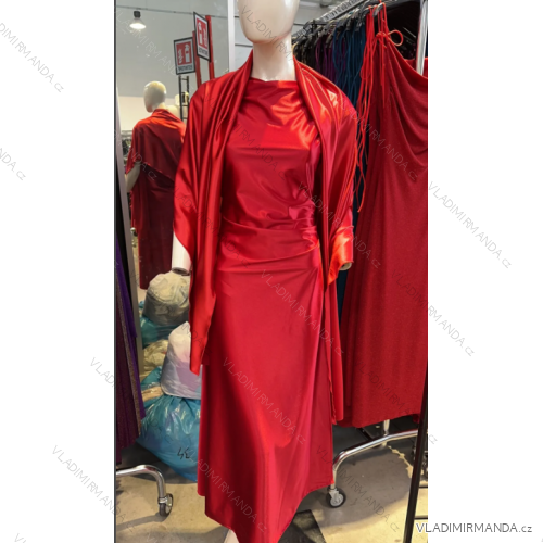 Satinschal für Kleider (EINHEITSGRÖSSE) ITALIAN FASHION IMPSH24666