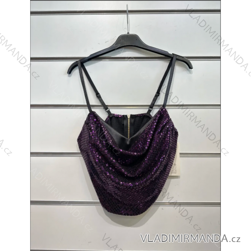 Langärmliges Croptop für Damen (Einheitsgröße S/M) ITALIAN FASHION IMPSH235434