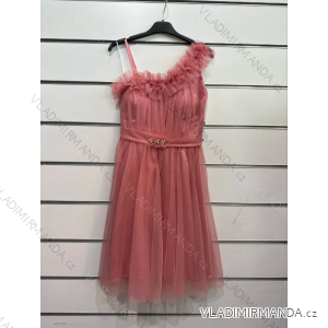 Trägerloses kurzes Partykleid für Damen (Einheitsgröße S/M) ITALIAN FASHION IMPSH235427