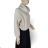 Langes Chiffon-Kurzarmkleid für Damen (S/M ONE SIZE) ITALIAN FASHION IMWGS231048