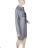 Sweatshirtkleid mit langen Ärmeln und Kapuze für Damen (Einheitsgröße S/M) ITALIAN FASHION IMC22685   grau   L/XL