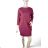 Klassisches warmes Langarmkleid Damen (L / XL ONE SIZE) ITALIAN FASHION IMD211121 S/M braun