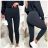 Enge lange Damenleggings (2XL/3XL, 3XL/4XL, 5XL/6XL) POLISH FASHION DPP23030DM