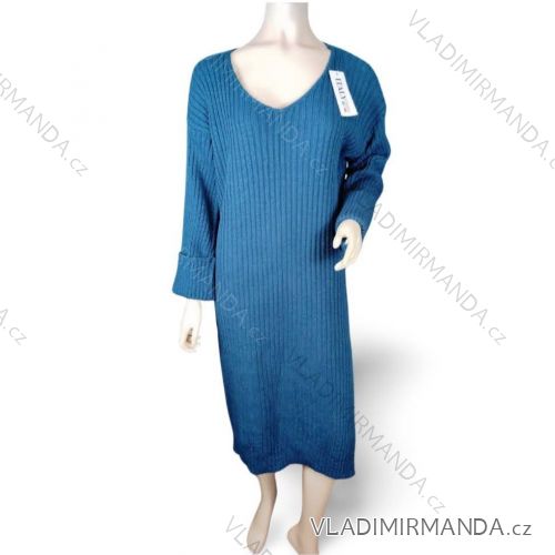 Langärmliges Strickkleid für Damen (L/XL EINHEITSGRÖSSE) ITALIAN FASHION IMC23483