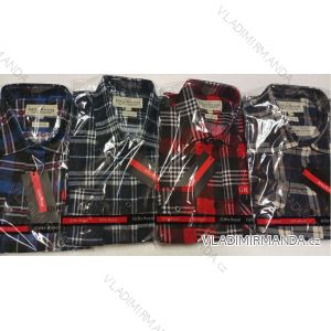 Lange Flanellhemden für Männer (39/40-47/48) GIFTS ROYAL GLI22MTK28