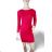 Damen kurzes Abendkleid Langarm (S-XL) MB21 IM619052 S/M hořčicová